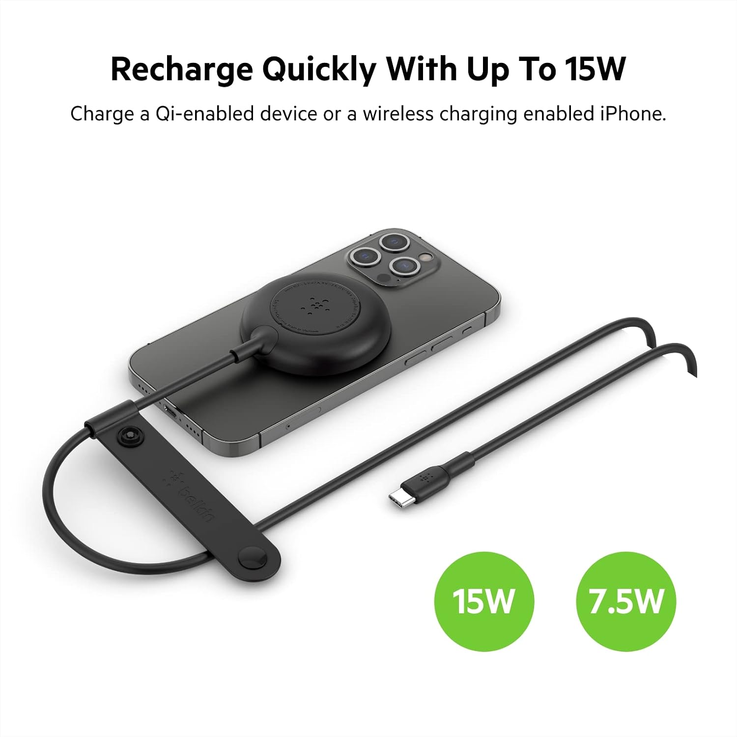 Detalle 2 de Belkin wireless charger with 2 m cable
