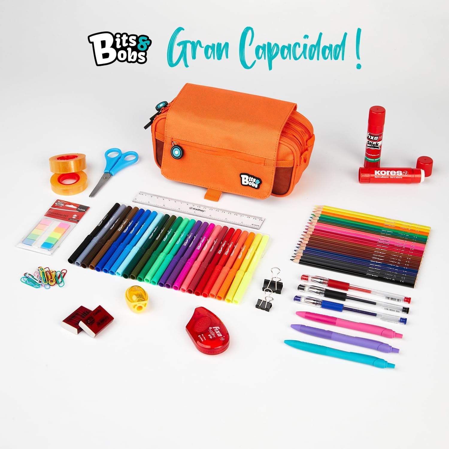 Thumbnail 5 de Grafoplás Estuche Tres Compartimentos 23x10x10 cm 🖍