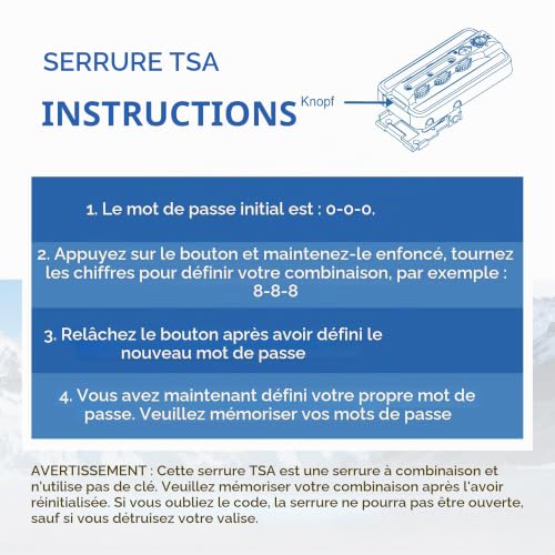 Thumbnail 7 de ALPHA CAMP Valise XXL 105 L en polycarbonate, cadre aluminium et serrures TSA