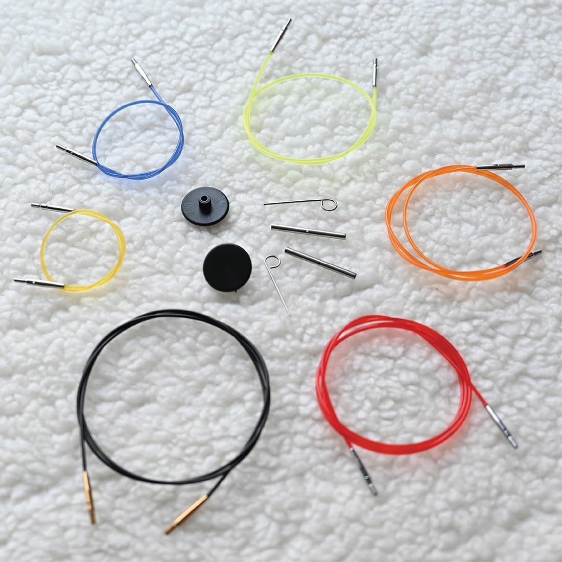 Detalle 2 de KnitPro The Mindful Collection 120cm 360° Swivel Cable with Stainless Steel Core