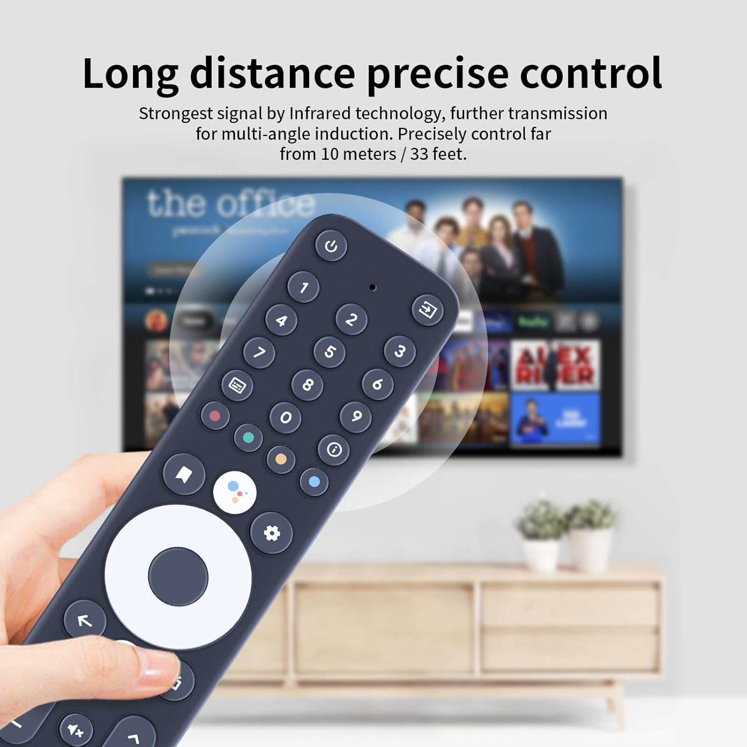 Thumbnail 5 de TCNOUMT replacement remote control for Android TV boxes (incl. Strong SRT420, MECOOL G20, Homatics) – SRT420-compatible