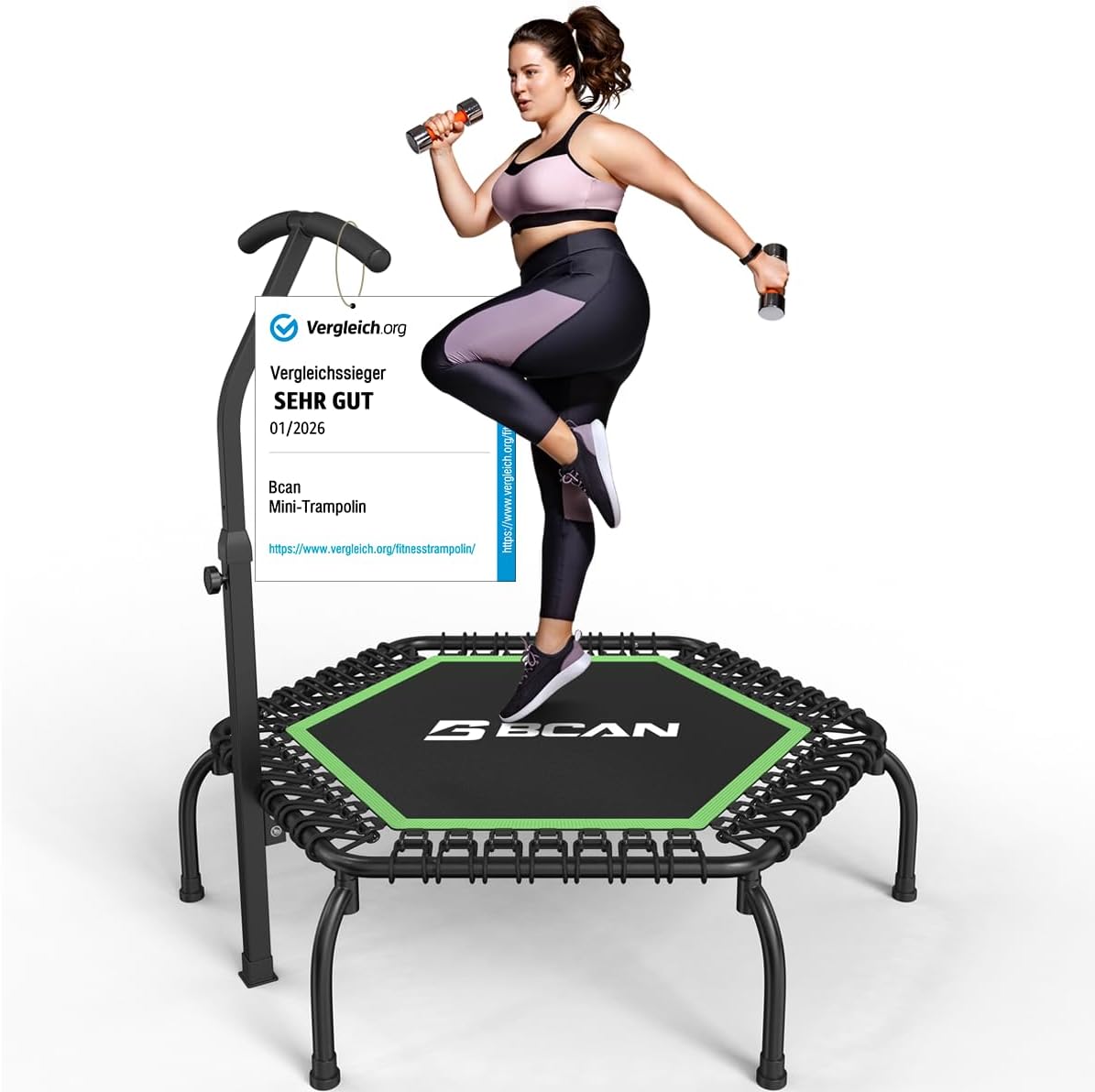 Detalle de BCAN Trampolin Indoor 122 cm