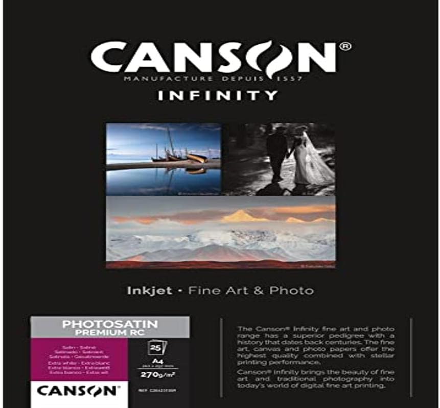 Detalle de Canson Photosatin Premium RC A4 21x29,7 cm