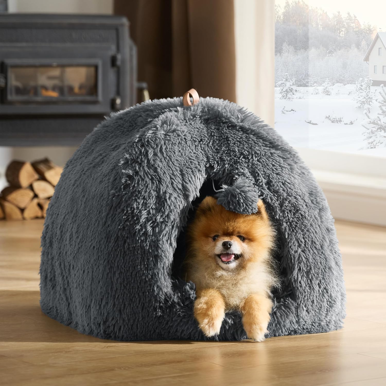 Thumbnail 6 de Bedsure Cat Cave Bed Igloo 44cm cosy pet den