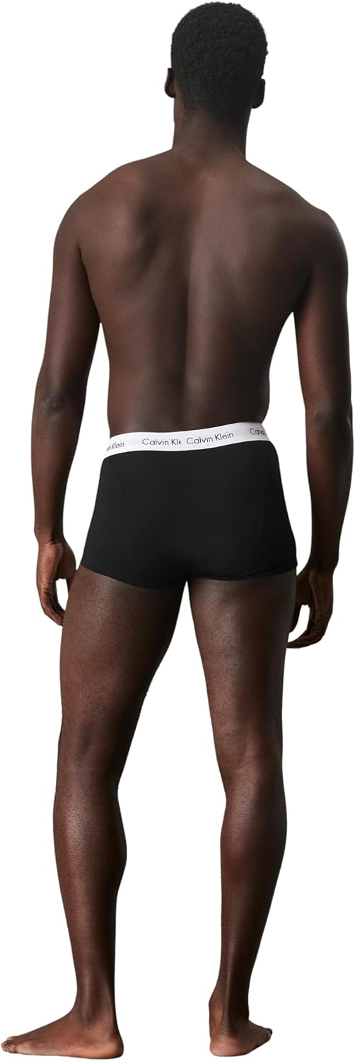 Thumbnail 2 de Boxers Calvin Klein taille basse homme (lot de 3) en coton stretch