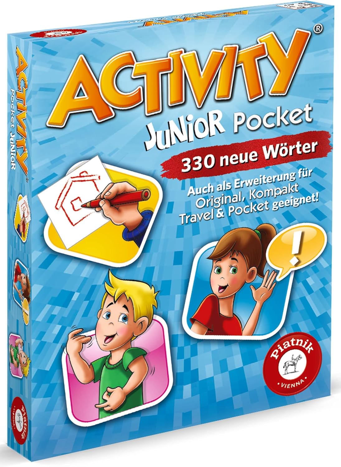 Detalle de Activity Junior Pocket – die Junior-Variante für unterwegs (Blau/Gelb)
