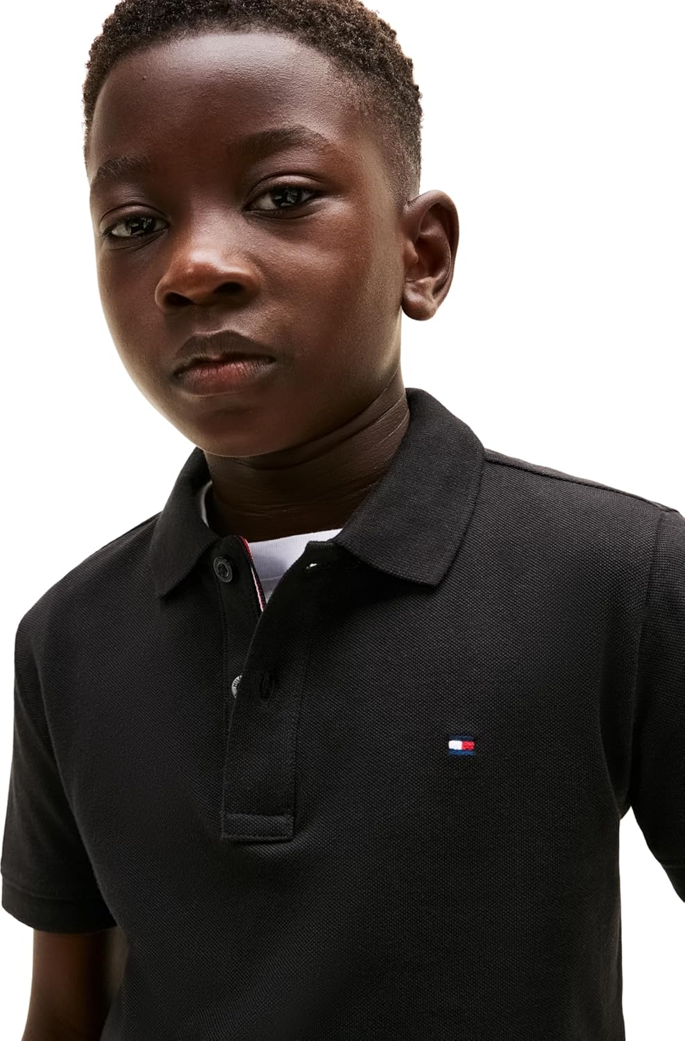 Detalle 2 de Tommy Hilfiger Flag Polo S/S Garçon – Kb0kb09103