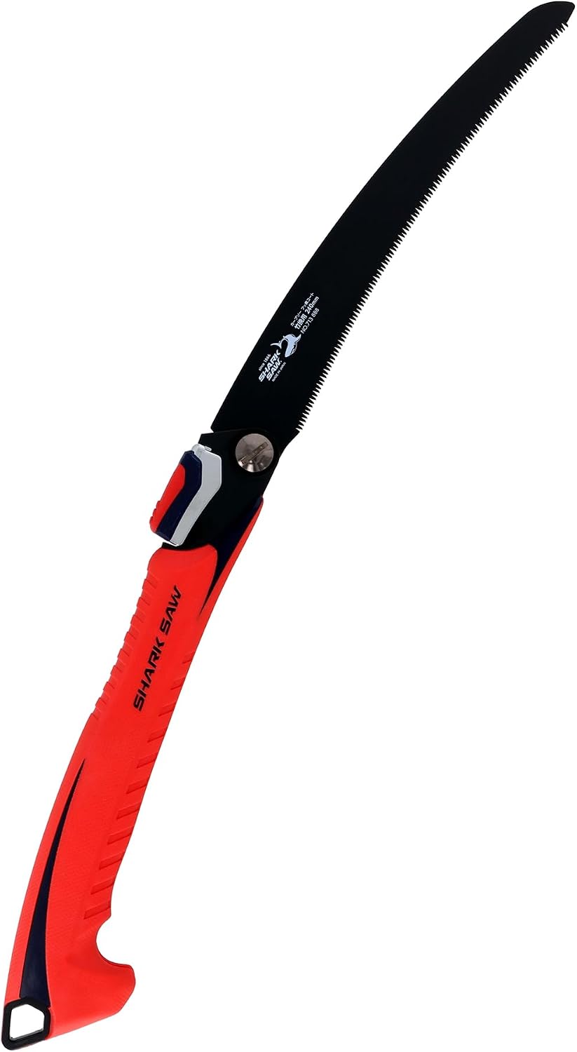 Detalle 2 de 高儀 シャークソー 折込鋸 カーブソー 剪定用 替刃式 240mm フッ素コート