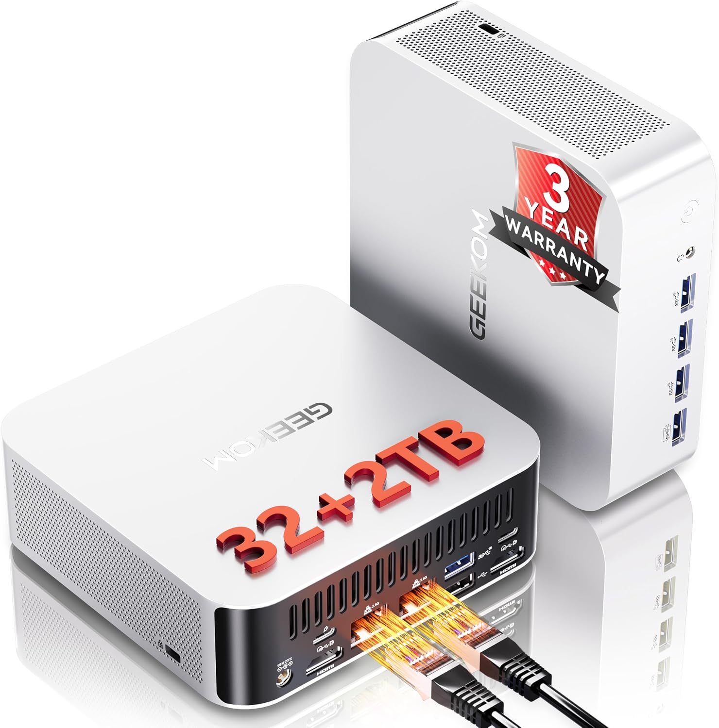 Detalle de GEEKOM A9 Max Mini PC 32GB RAM