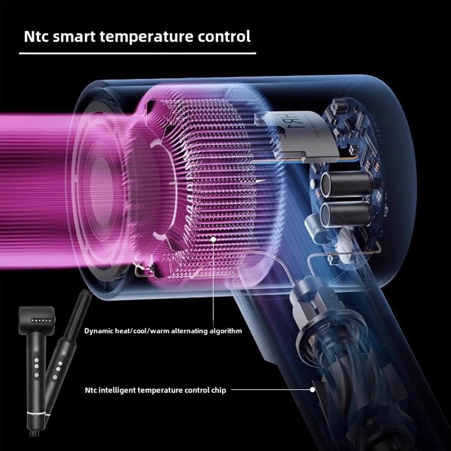 Thumbnail 3 de Hair Dryer Brush 7 in 1 Styler