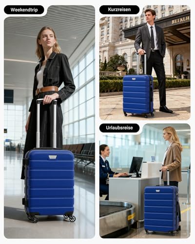 Thumbnail 7 de COOLIFE Valise cabine 56 cm, 38 L en PC+ABS, roues pivotantes à 360°