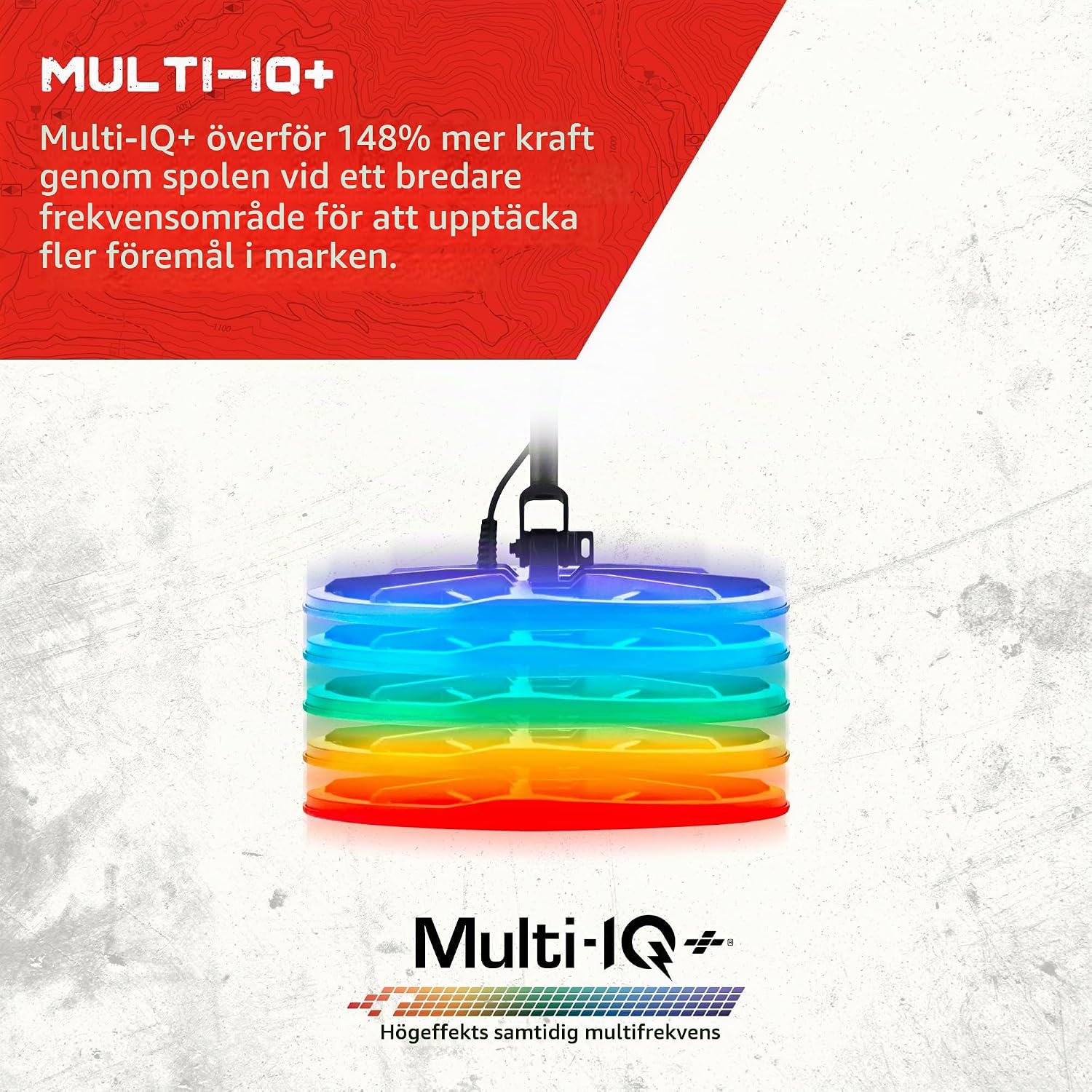 Detalle de Minelab MANTICORE metalldetektor med Multi-IQ+ och avancerad målidentifiering