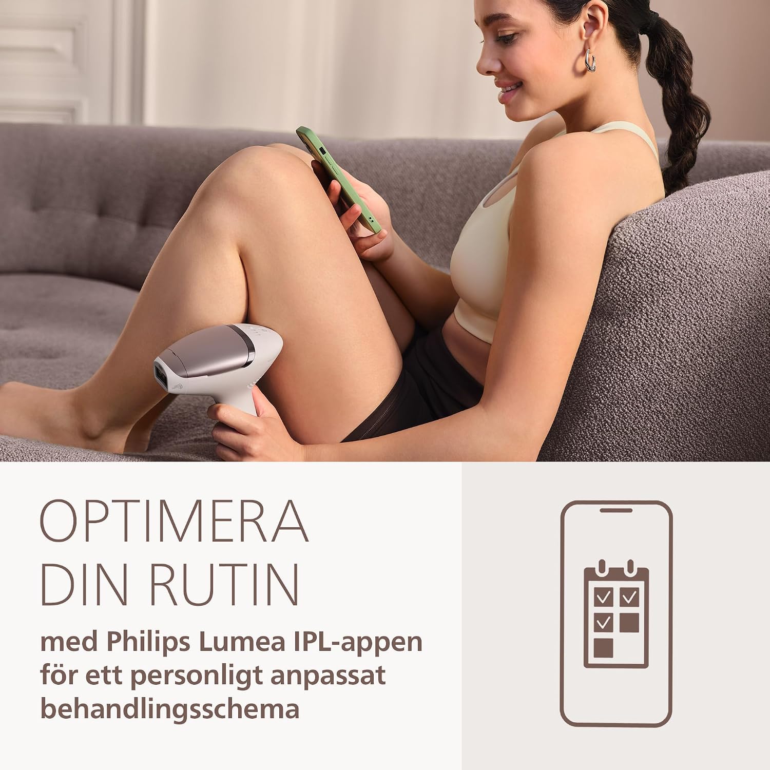 Thumbnail 6 de Philips Lumea 9000 BRI938/00 IPL-hårborttagare med tre tillbehör och SmartSkin