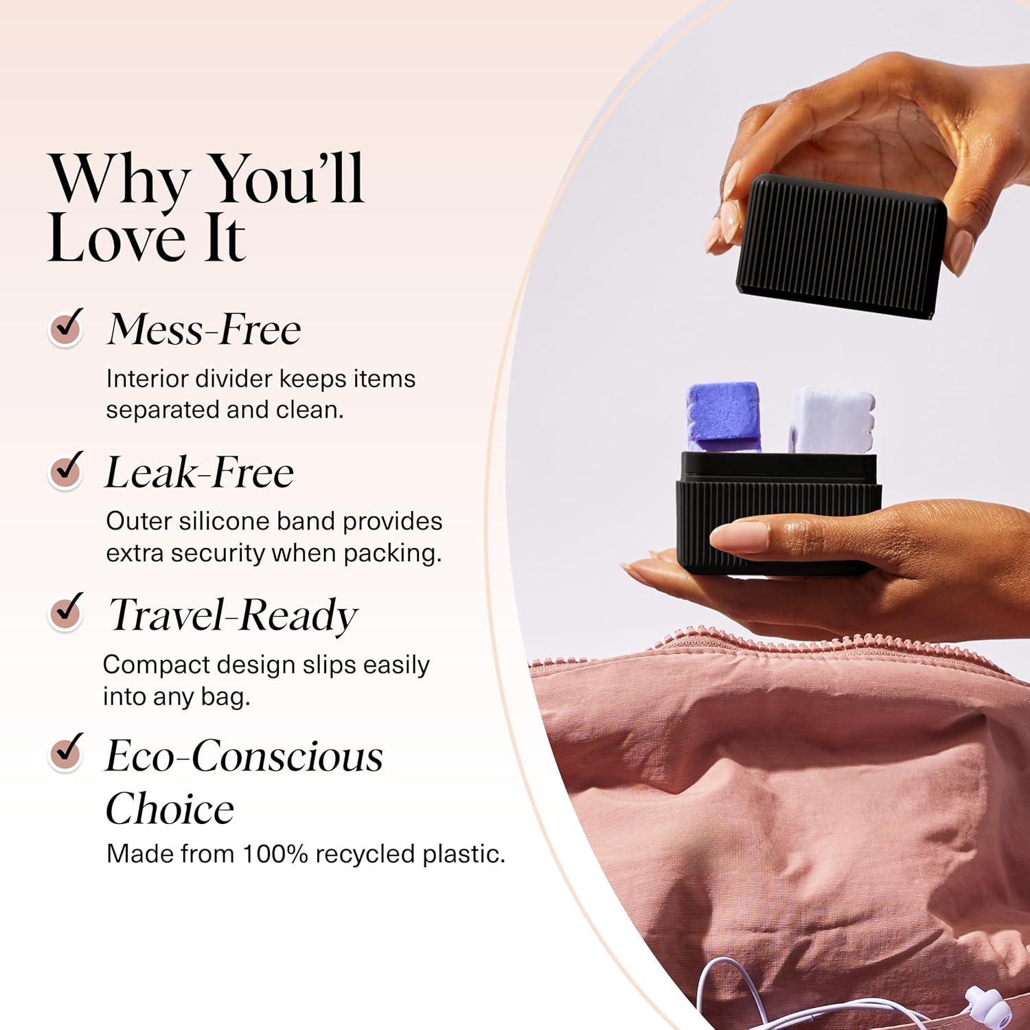 Thumbnail 3 de Kitsch 2-Compartment Travel Soap Case