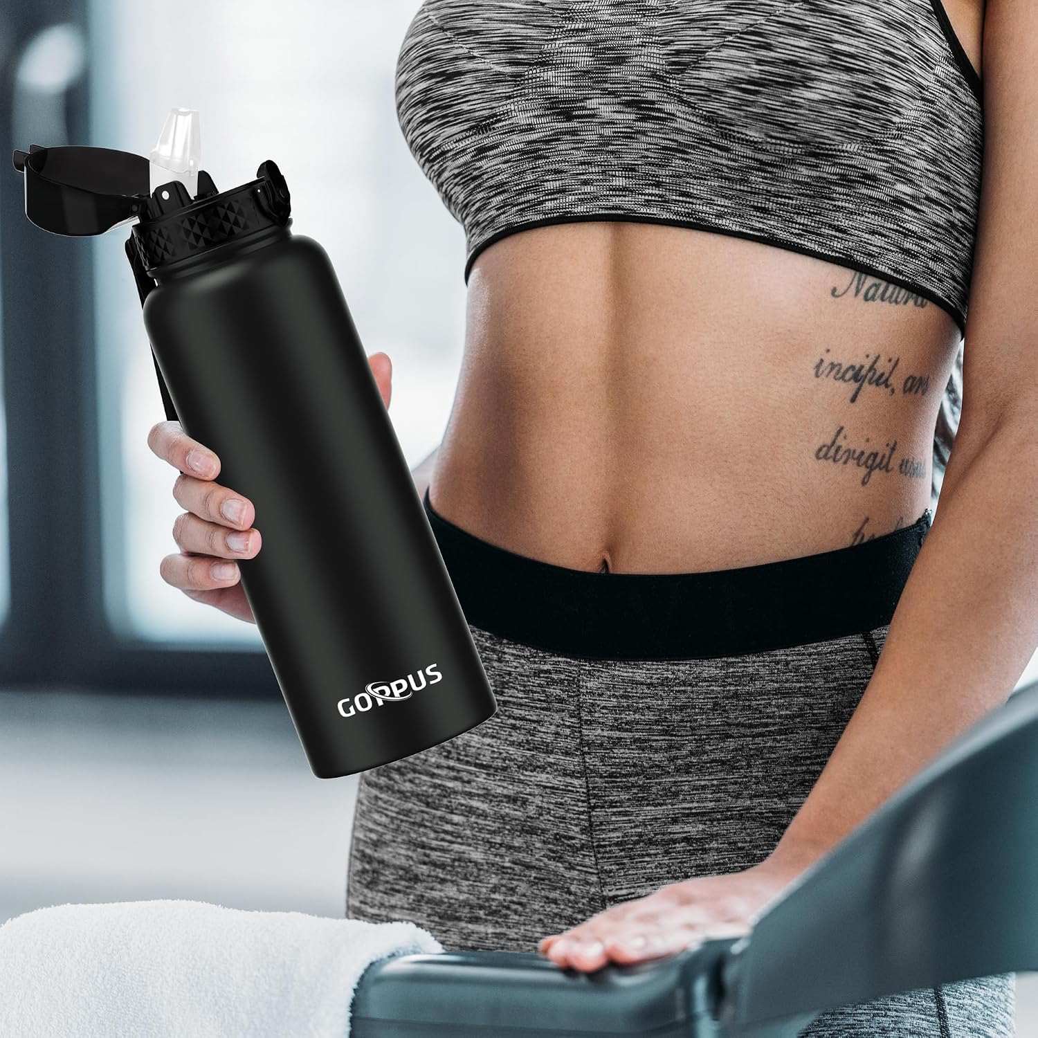 Thumbnail 5 de GOPPUS 1.2L Stainless Steel Water Bottle
