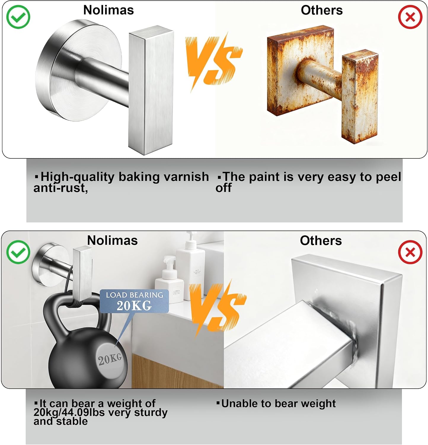 Thumbnail 5 de Towel Hooks in SUS304 Stainless Steel