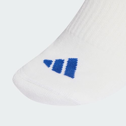 Thumbnail 2 de adidas 3STRIPES CUSHIONED Sportswear Crew Socks (3 pares) en dark blue/white/glow blue, talla 42-45