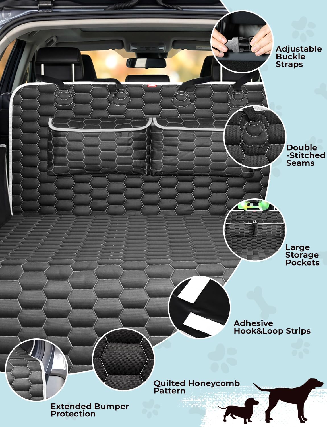 Detalle 2 de Oasser Car Boot Liner 4-layer waterproof boot protector