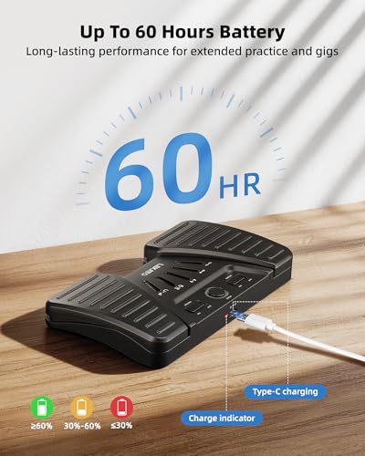 Thumbnail 3 de LEKATO JSP-01 Bluetooth Page Turning Pedal: Wireless Footswitch for Hands-Free Reading and Control