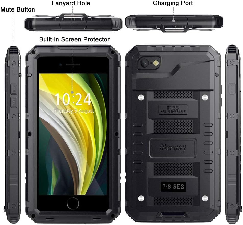 Thumbnail 6 de Beeasy Case for iPhone SE 2022/SE 2020 – Shockproof, Waterproof & Full-Body Protection