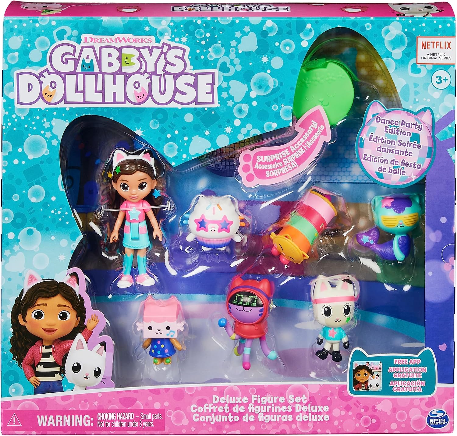 Detalle 2 de Gabby's Dollhouse Coffret Soirée dansante 6 figurines
