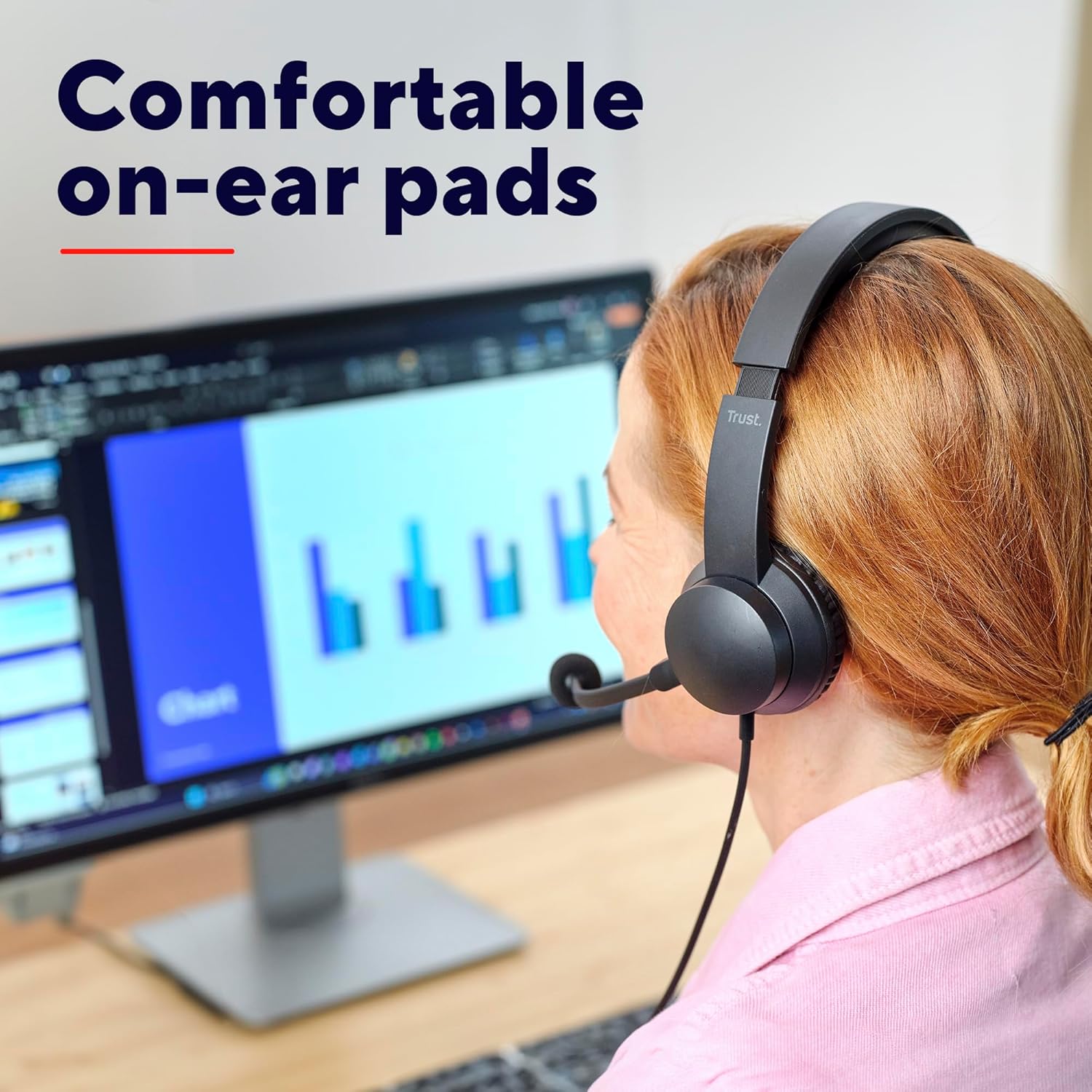 Detalle de Trust Roha II USB Headset 1.8m