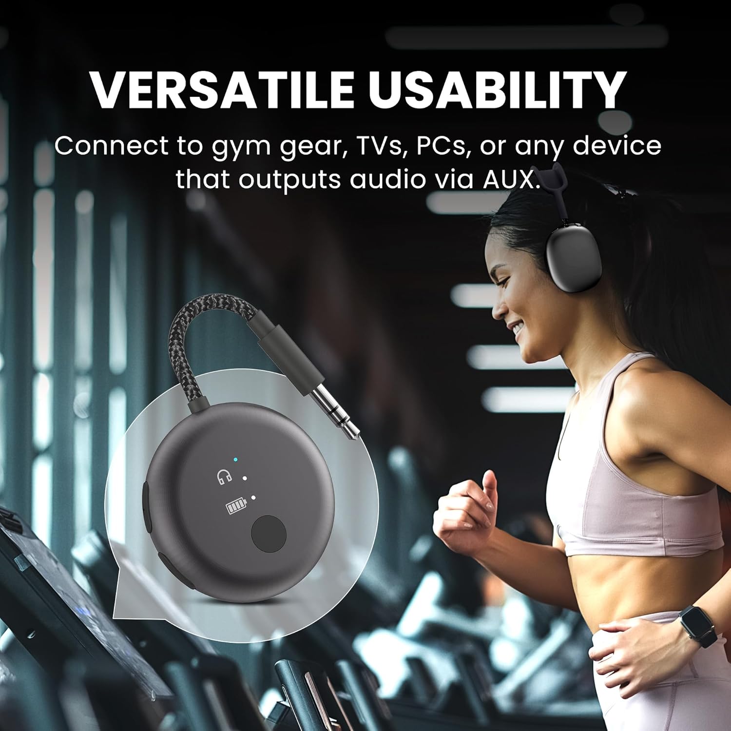 Thumbnail 4 de Avantree SoundJet R1: Airplane Bluetooth Transmitter for AirPods – aptX Adaptive, 25h Battery