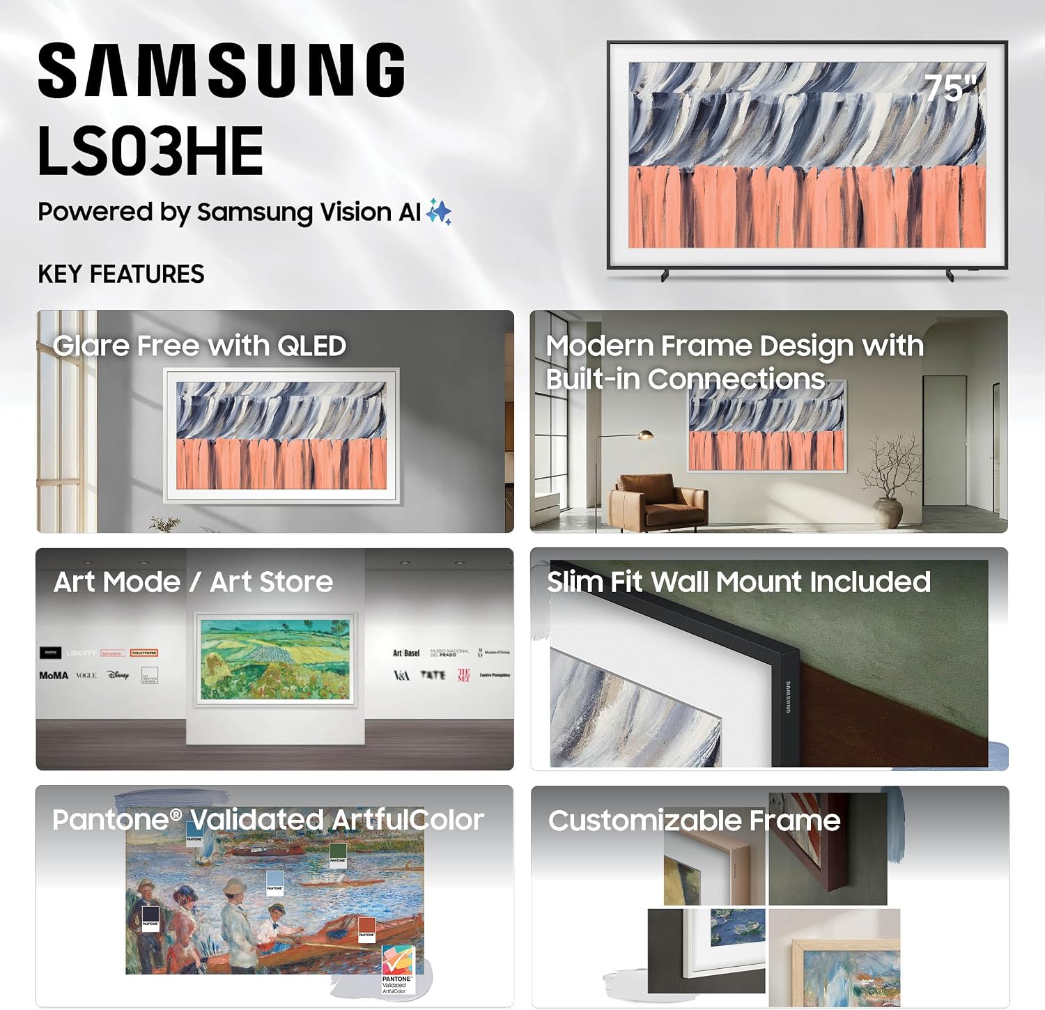 Thumbnail 4 de Samsung The Frame Art TV LS03HE
