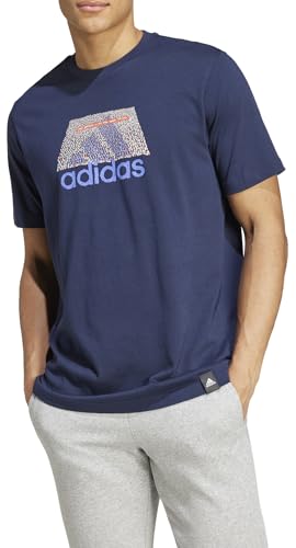 Thumbnail 2 de adidas Hombre Codes BOS Camiseta Gráfica Legend Ink, S