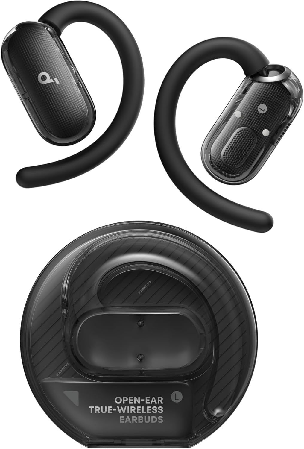 Detalle de Soundcore V40i de Anker 🎧 Auriculares abiertos con IP55 y 21h