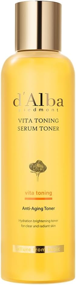 Detalle de d'alba Piedmont DA-VITA-TONER Vita Toning Serum Toner, 6.08 fl. oz