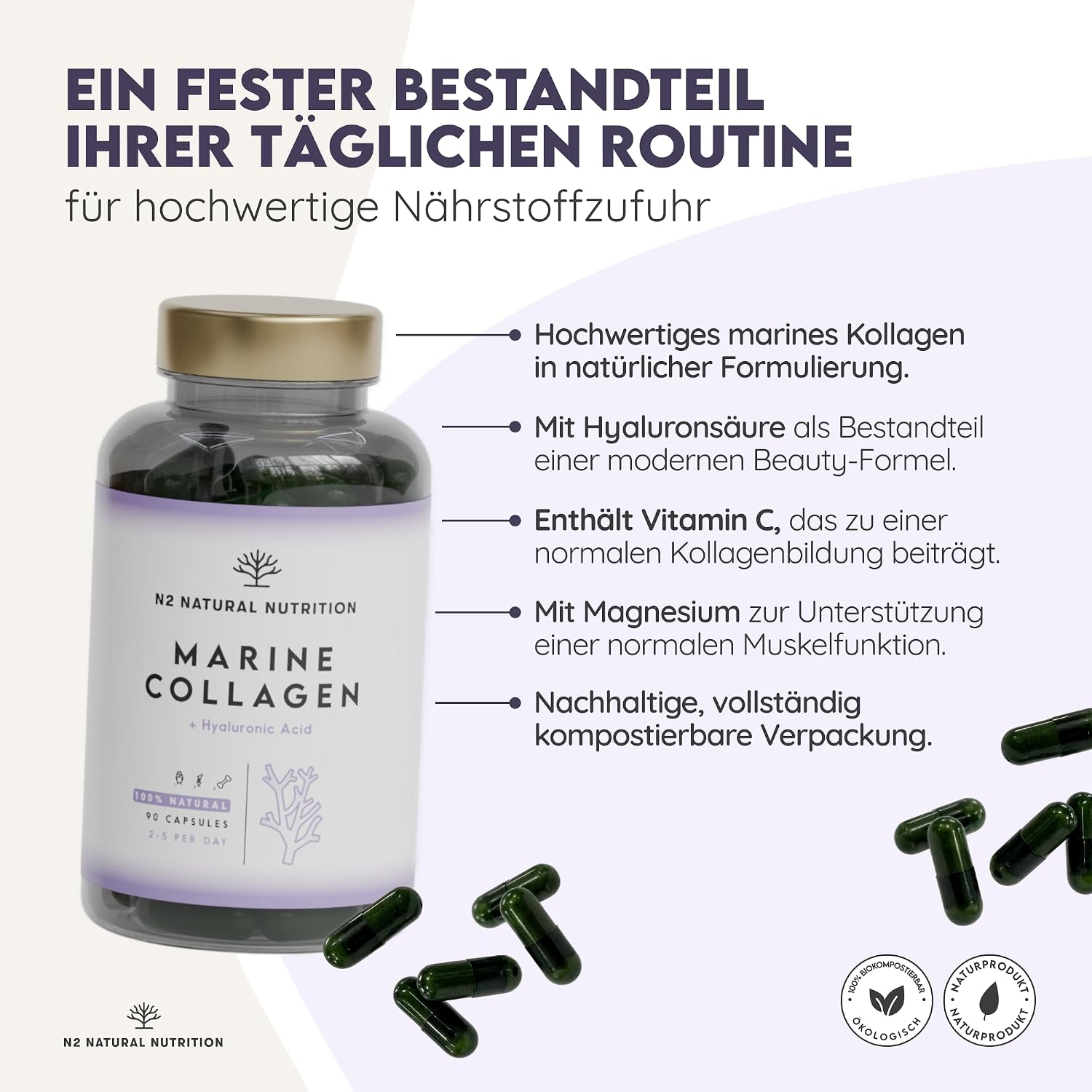 Detalle 2 de N2 Natural Nutrition Kollagen Hochdosiert