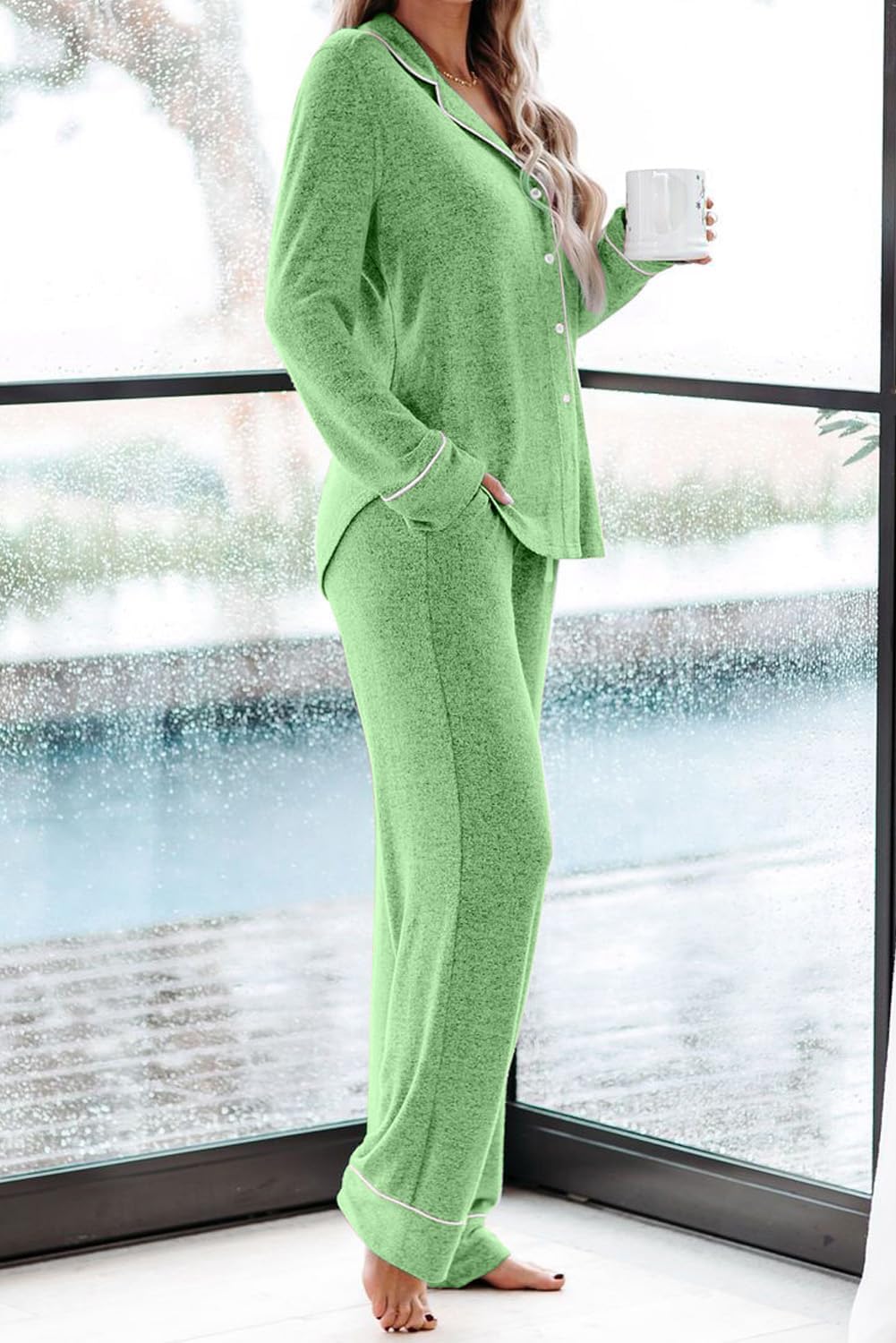 Thumbnail 4 de Aamikast Long-Sleeve Pajama Set for Women