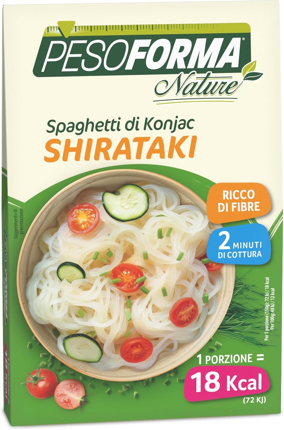 Pesoforma Nature Shirataki spaghetti di konjac 150 g 🍝