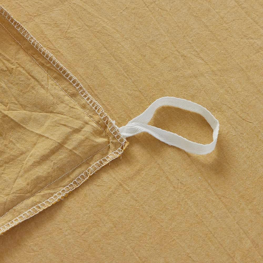 Thumbnail 4 de FACE TWO FACE King Ginger Duvet Cover Set, 100% Washed Cotton
