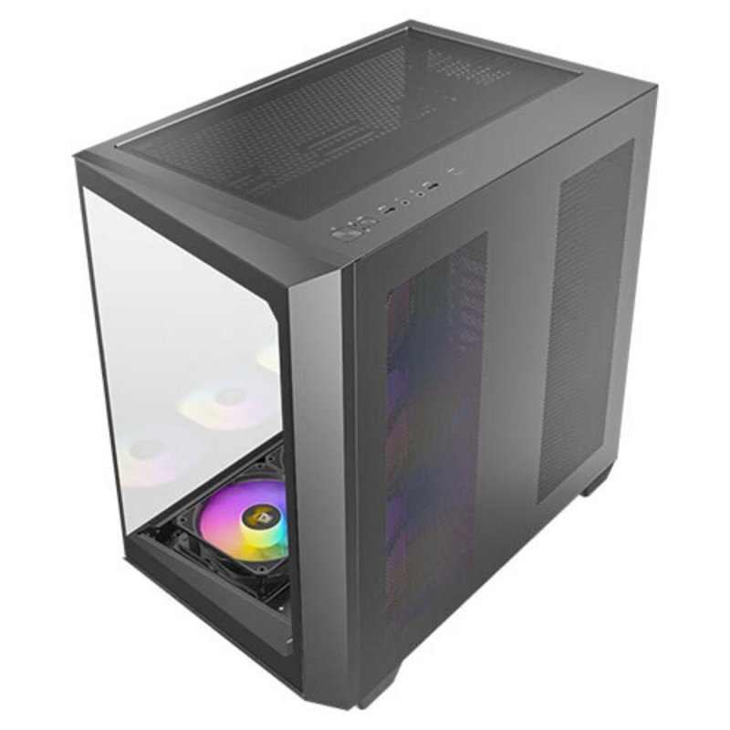 Detalle 1 de Antec C5 Torre ATX con vidrio templado negra y ventilación 3x120 mm lateral + 1x120 mm trasero