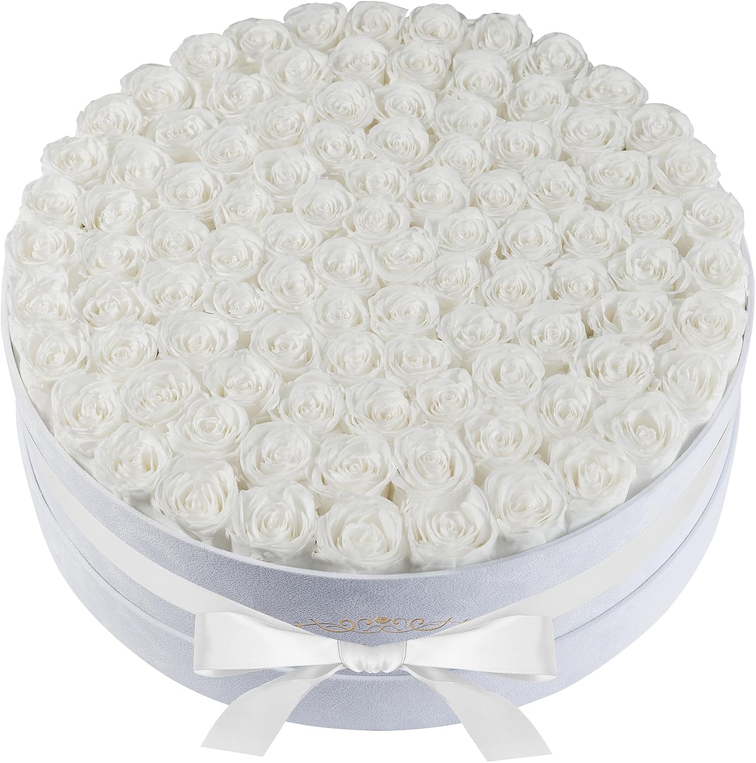 Thumbnail 6 de 50 Piece Roses in a Velvet Box Preserved Flowers (Radiant Pink) — Gift-Ready Keepsake Bouquet
