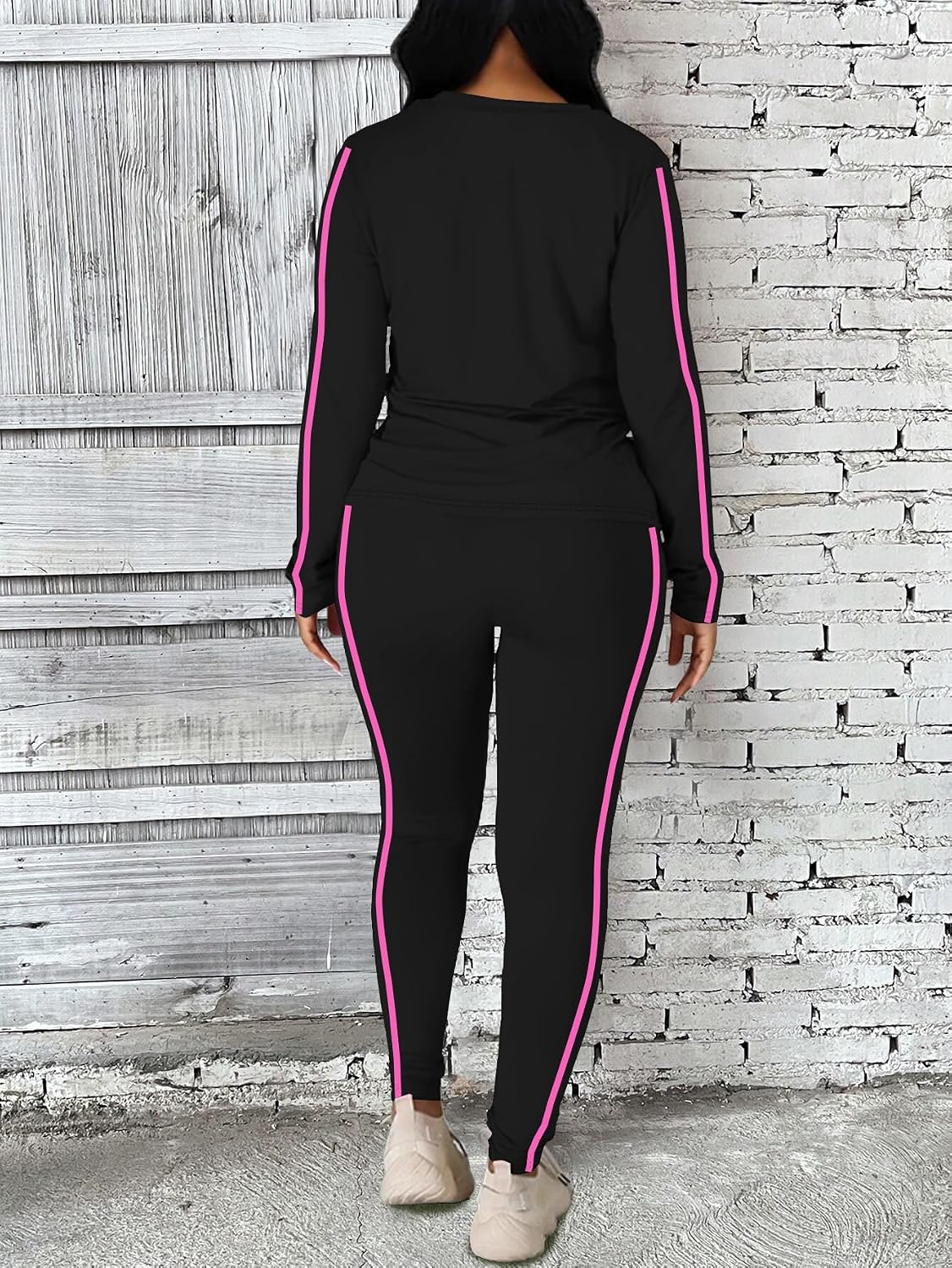 Detalle 2 de BNGPIKLY Women's Tracksuit Set, 95% Polyester