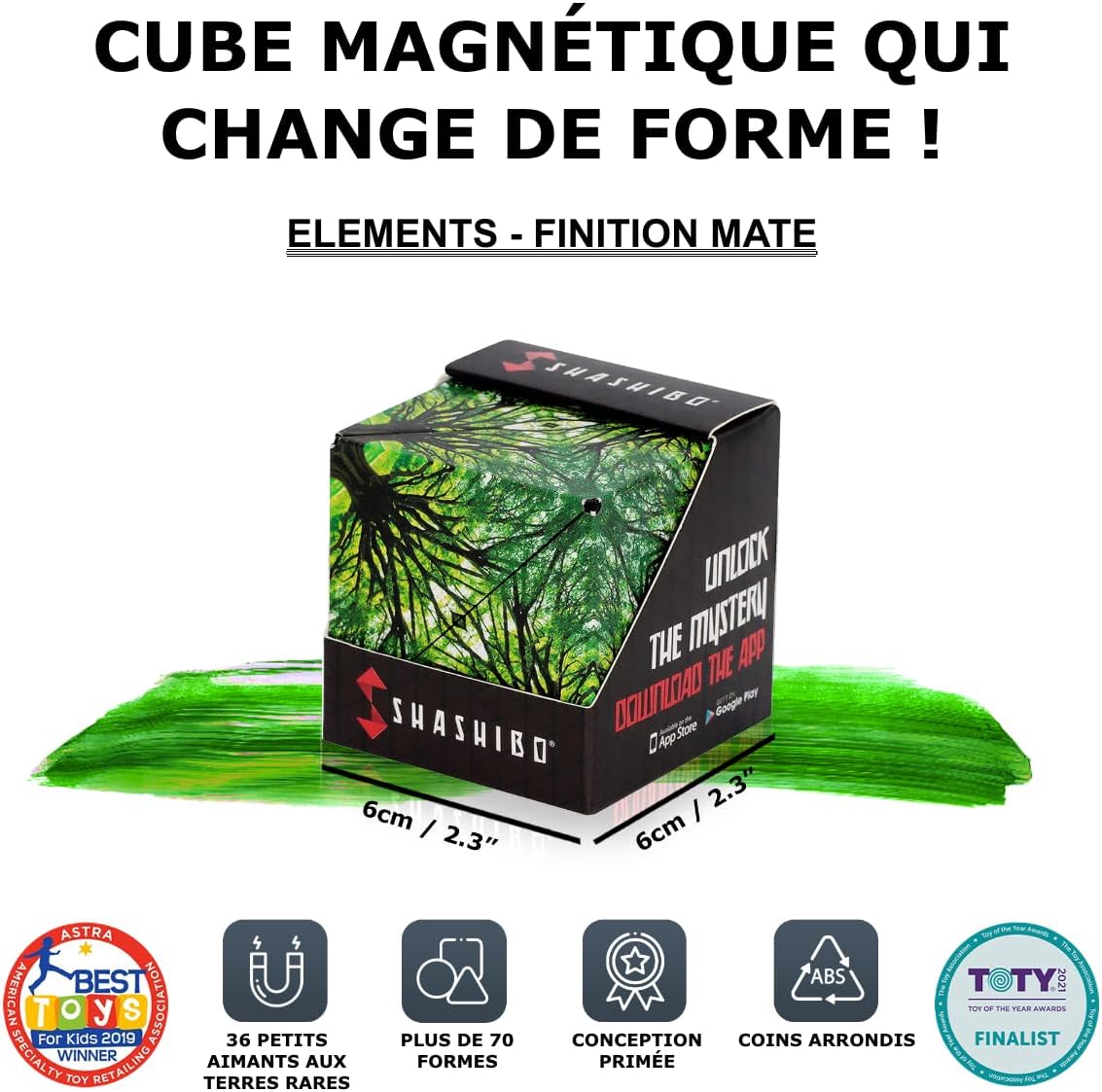 Detalle 2 de Shashibo Cube Transformable 36 aimants 🧩