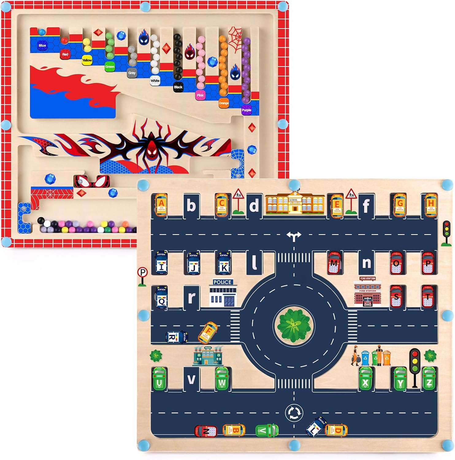 Thumbnail 6 de Jouets Montessori labyrinthe magnétique chiffres et couleurs pour enfants dès 3 ans