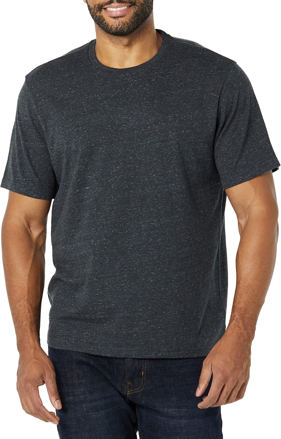 Detalle de Amazon Essentials Men's Cotton Regular-Fit Short-Sleeve Crewneck T-Shirt