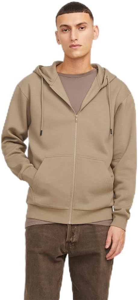 Thumbnail 3 de JACK & JONES Zip Hoodie Plain Zip Hoodie con cappuccio