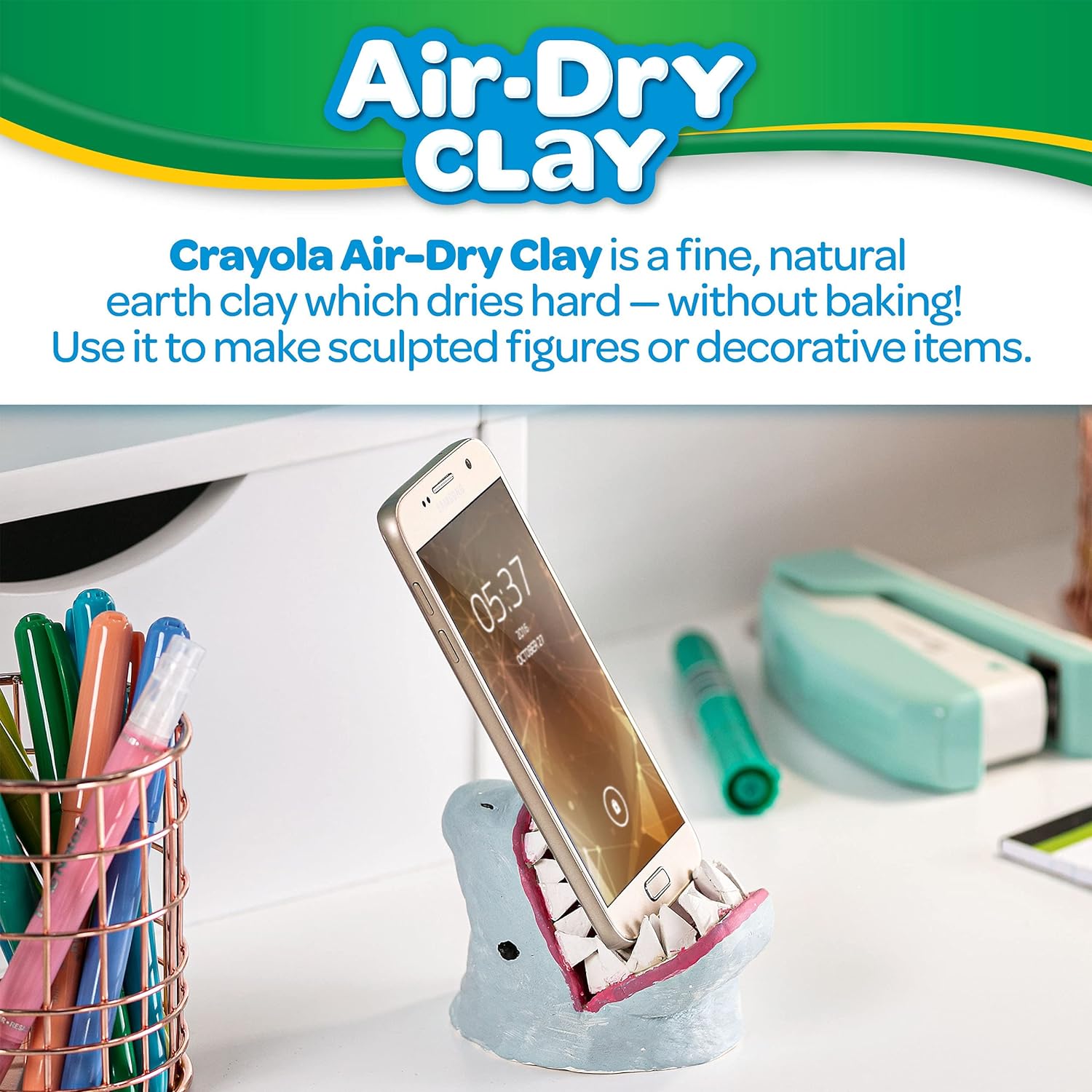 Thumbnail 3 de Crayola Air Dry Clay for Kids (White) — 25 lbs Bulk Modeling Clay