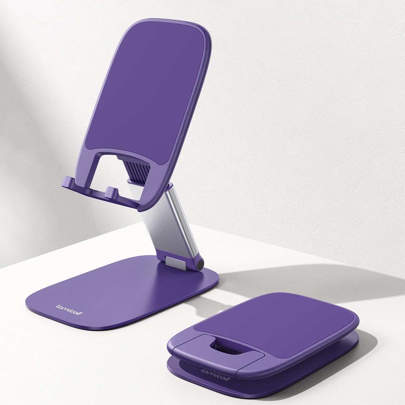 Detalle de Lamicall Ultra-Thin Purple Phone Holder