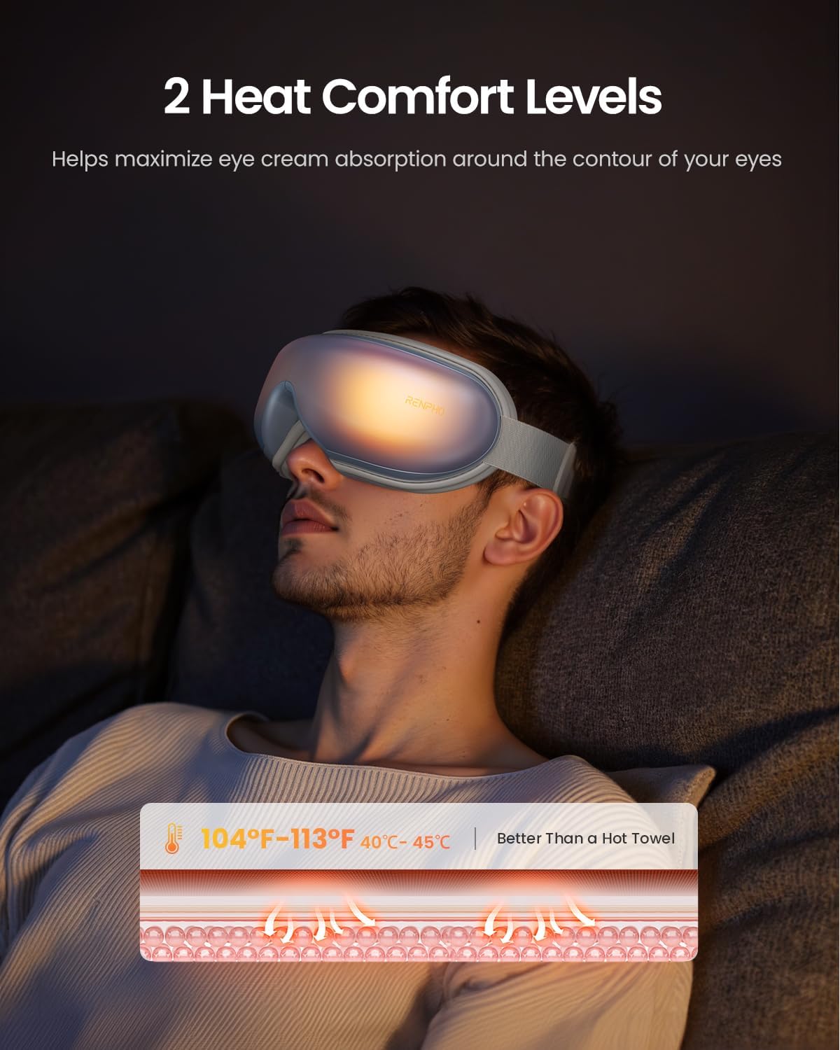 Detalle de RENPHO Eye Massager Eyeris 1