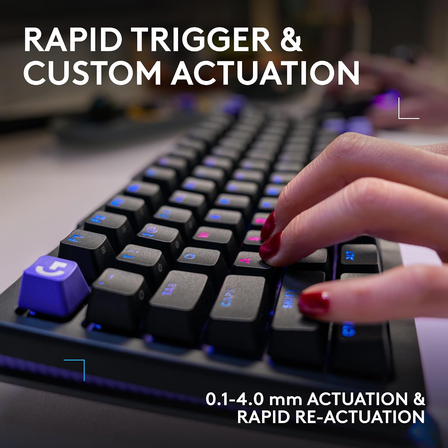 Detalle 2 de Logitech G G512 X 98 Gaming Keyboard with TMR Switches, PBT Keys and RGB