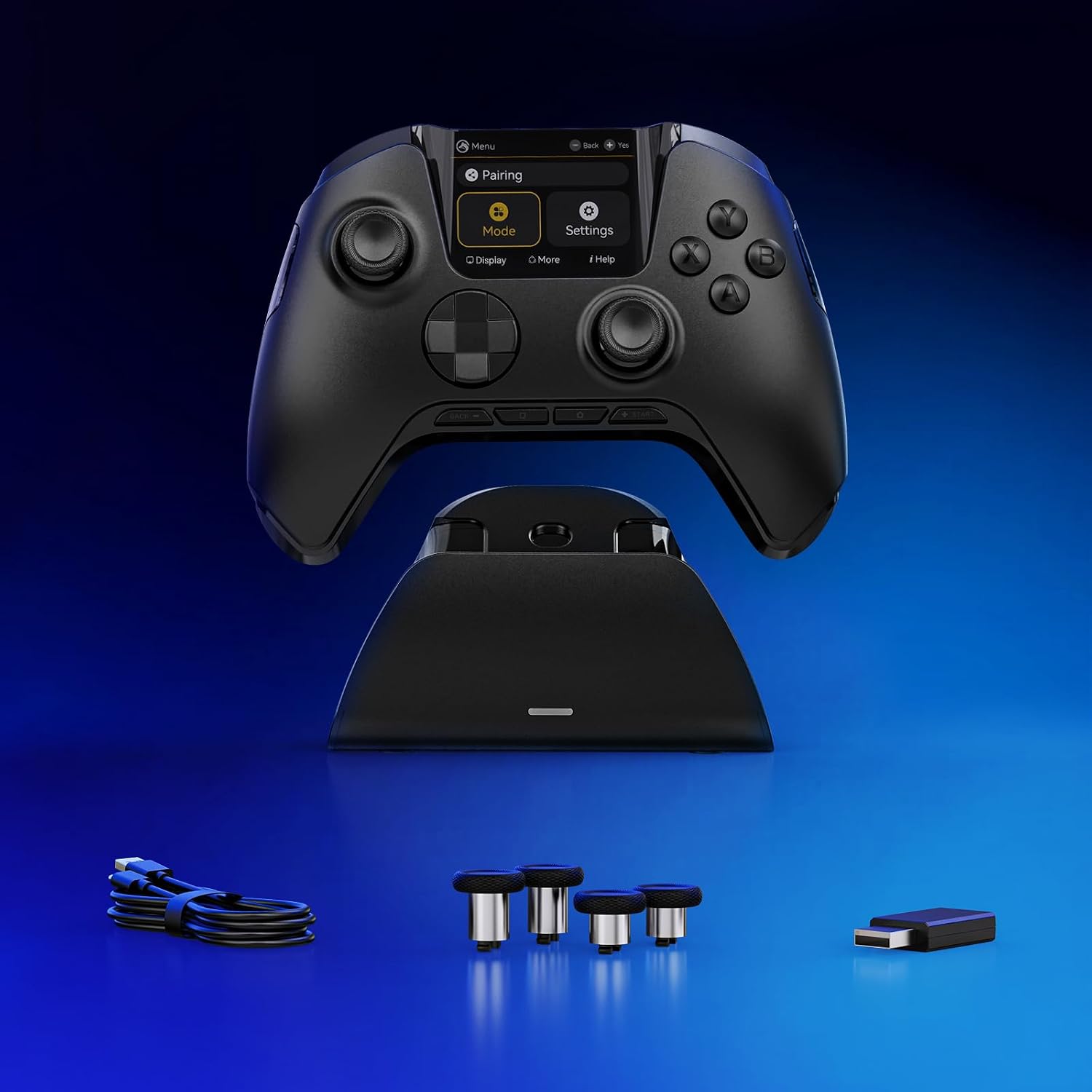 Thumbnail 6 de FIEHDUW ManbaOne interactive gaming controller (Hall Effect, LED, mapping buttons) for PC, Switch, iOS & Android