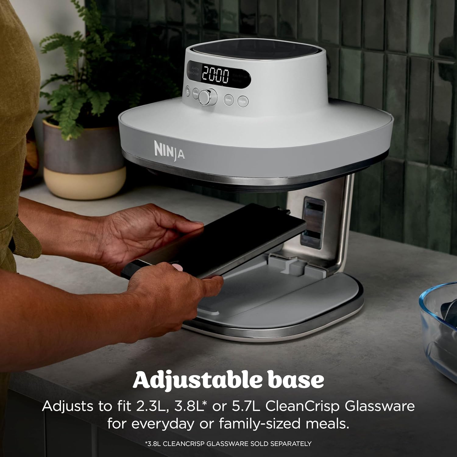 Thumbnail 4 de Ninja CRISPi PRO XL Glass Air Fryer with 5 Presets and CleanCrisp Glassware
