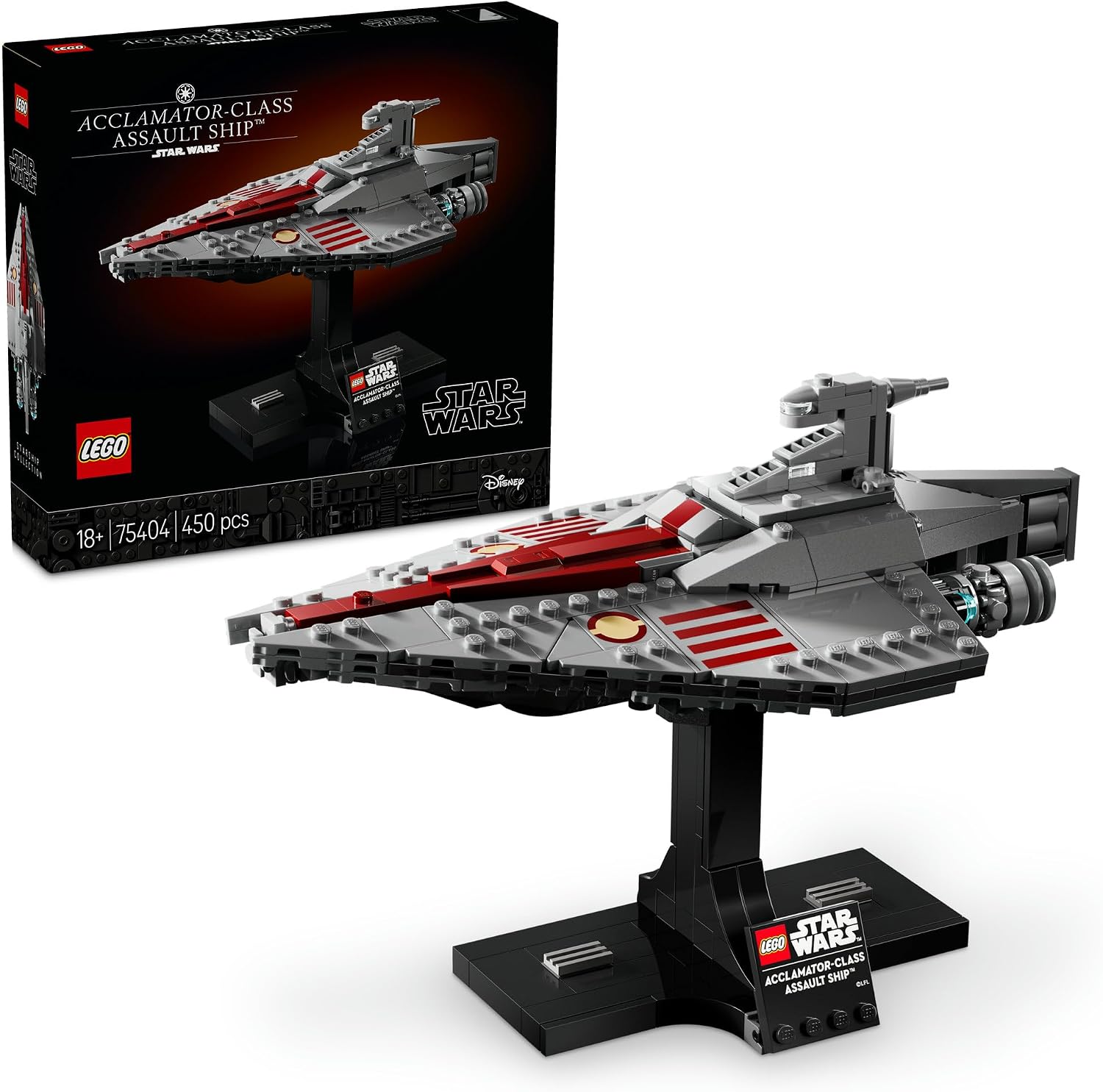 Detalle de レゴ スター・ウォーズ 75404 アクラメイター級アサルト・シップ 450ピース
