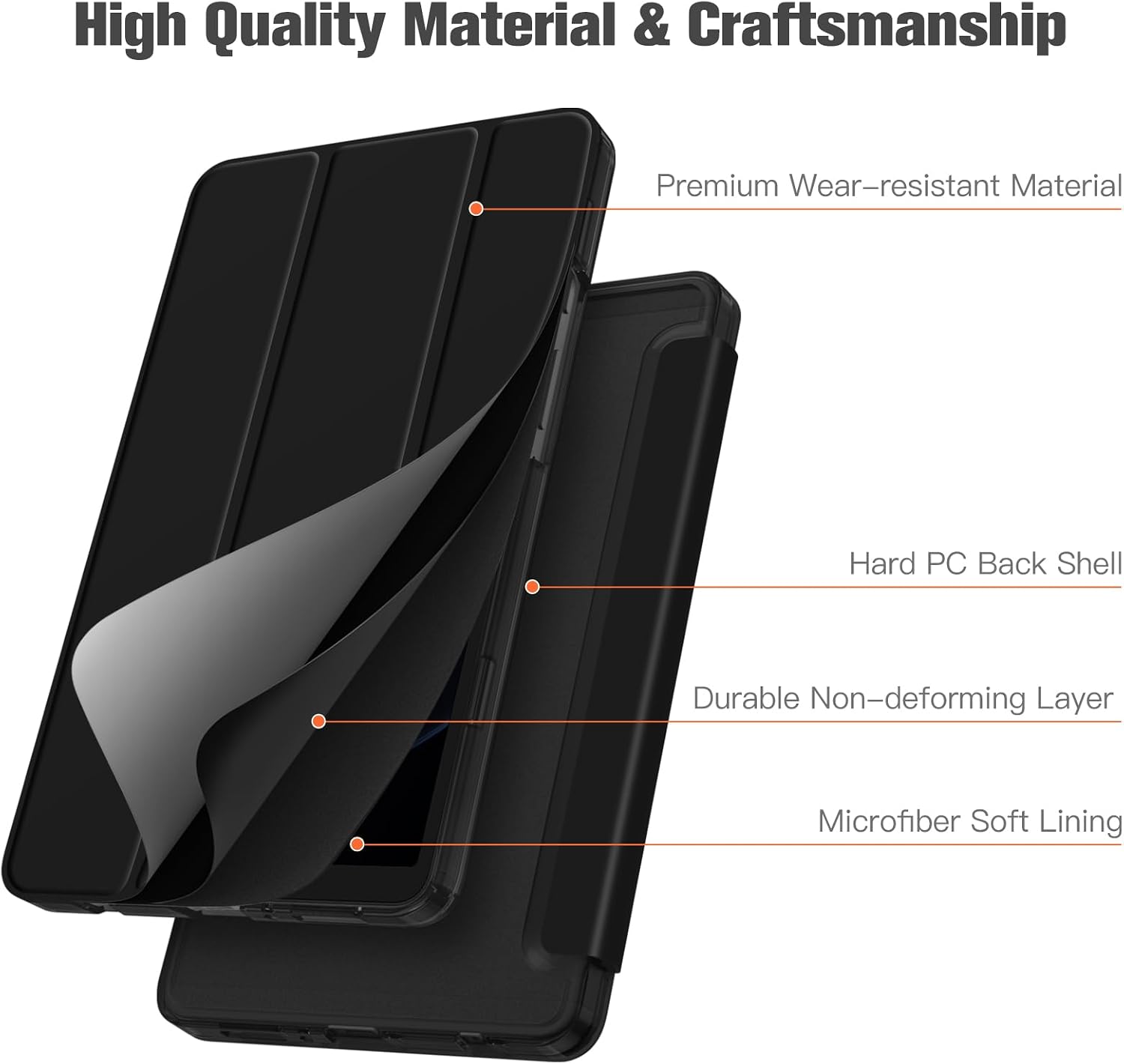 Thumbnail 6 de FINTIE Case for Samsung Galaxy Tab A11 8.7 Inch 2025 / Tab A9 8.7 Inch – Ultra Thin Protective Case in Black